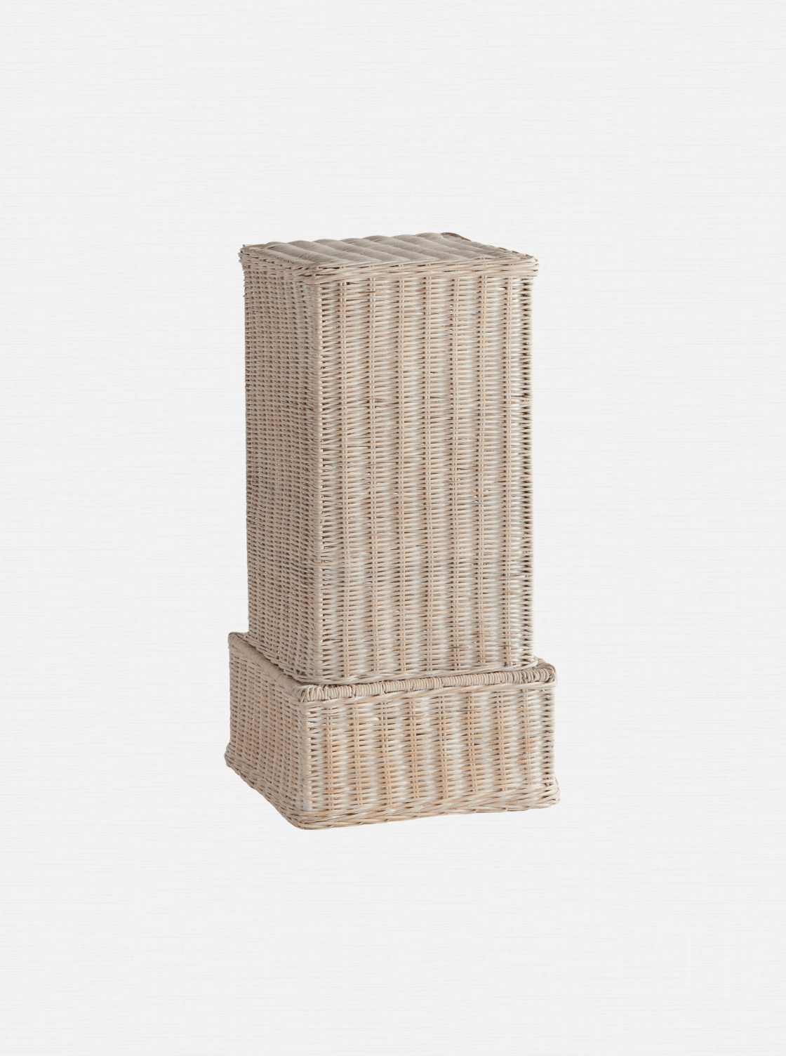 Charlie Rattan Pedestal - Cane Detail