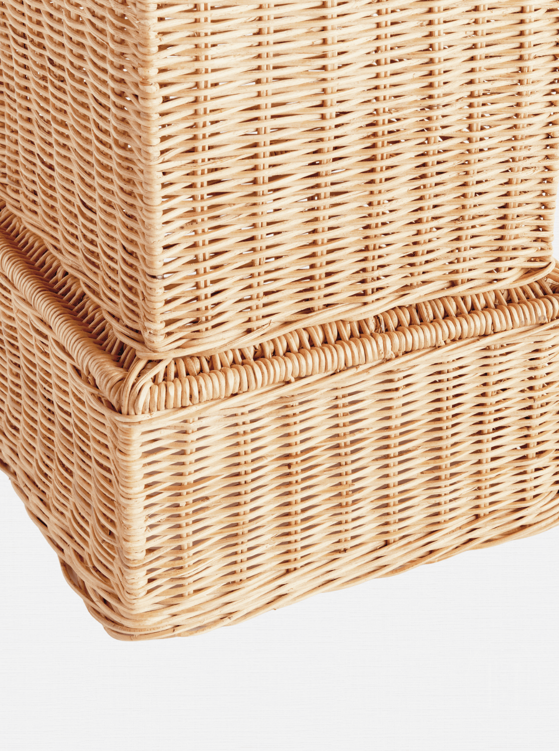 Charlie Rattan Pedestal - Cane Detail