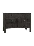 Charlie Six Drawer Dresser - Mahogany Wood