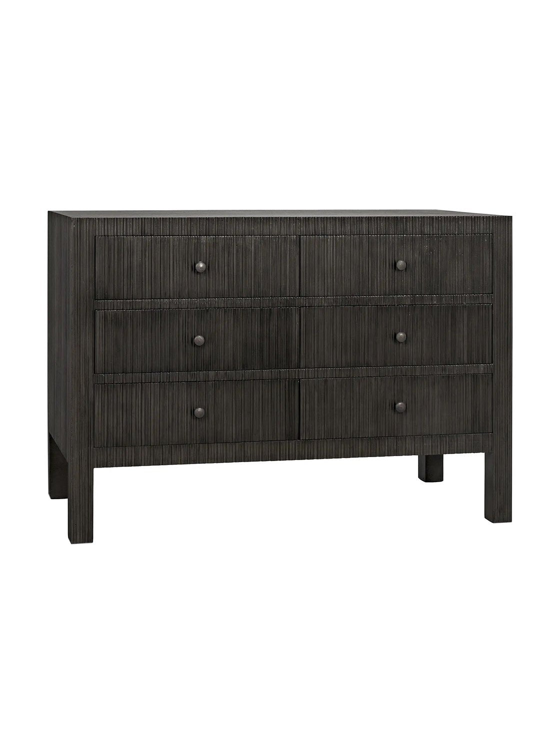 Charlie Six Drawer Dresser - Mahogany Wood