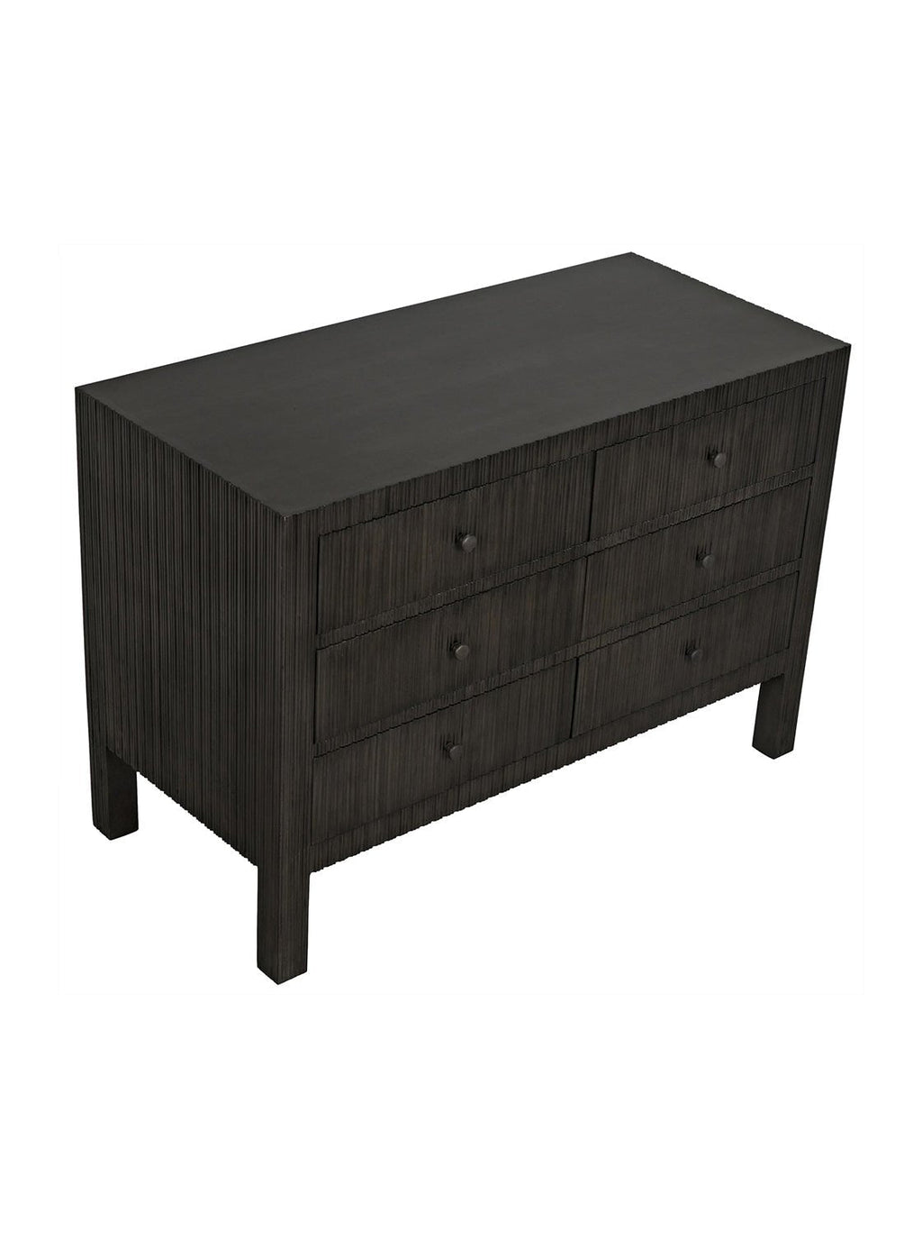 Charlie Six Drawer Dresser - Mahogany Wood