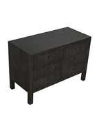 Charlie Six Drawer Dresser - Mahogany Wood