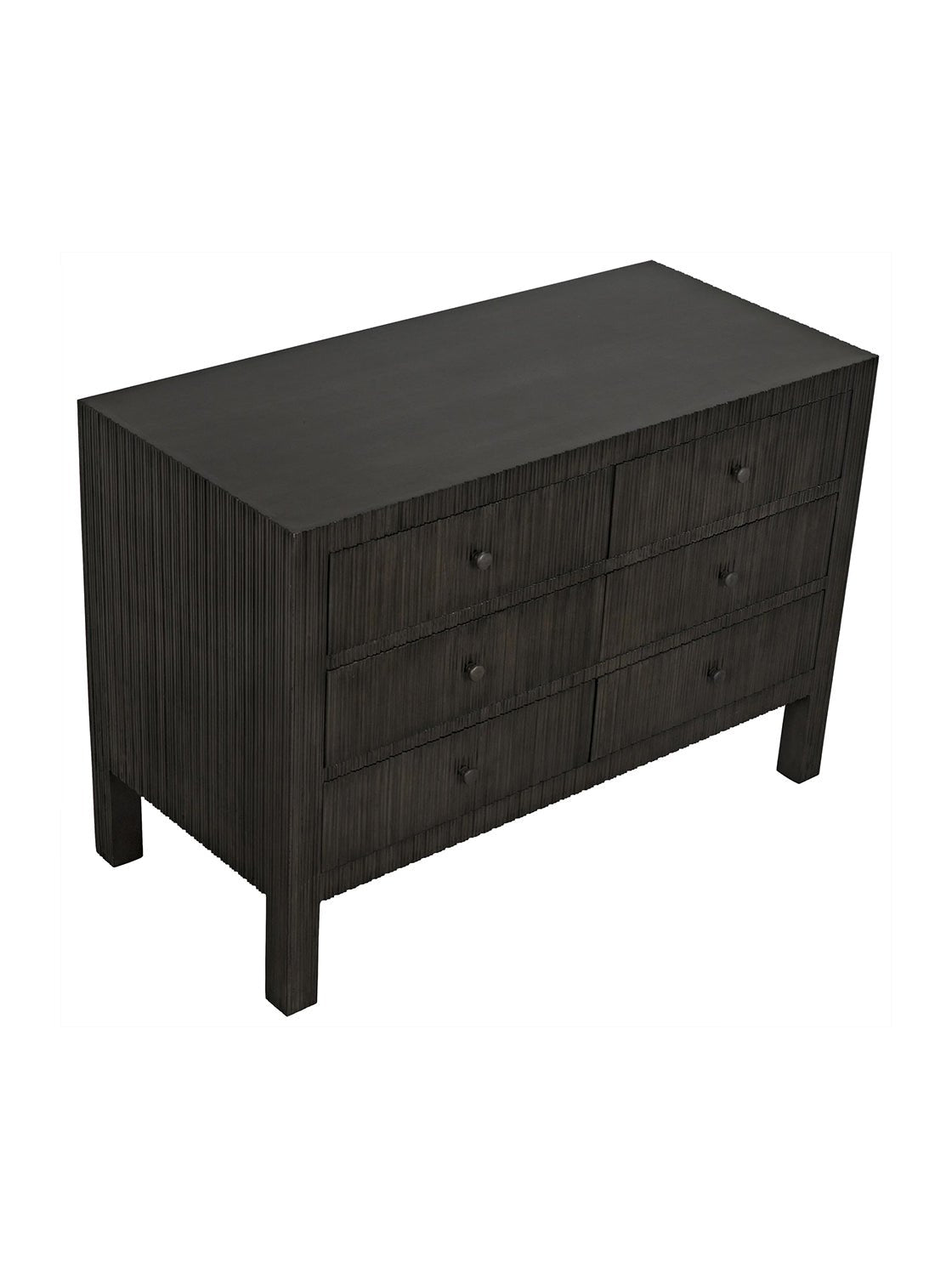 Charlie Six Drawer Dresser - Mahogany Wood