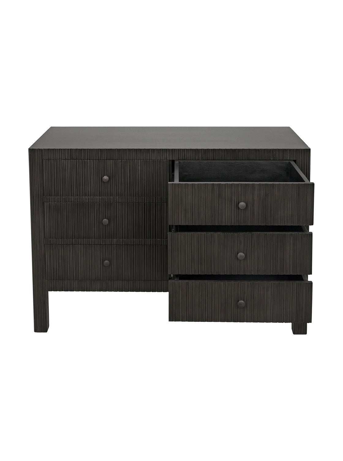 Charlie Six Drawer Dresser - Mahogany Wood