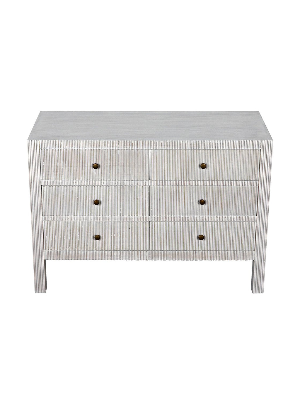 Charlie Six Drawer Dresser - Mahogany Wood