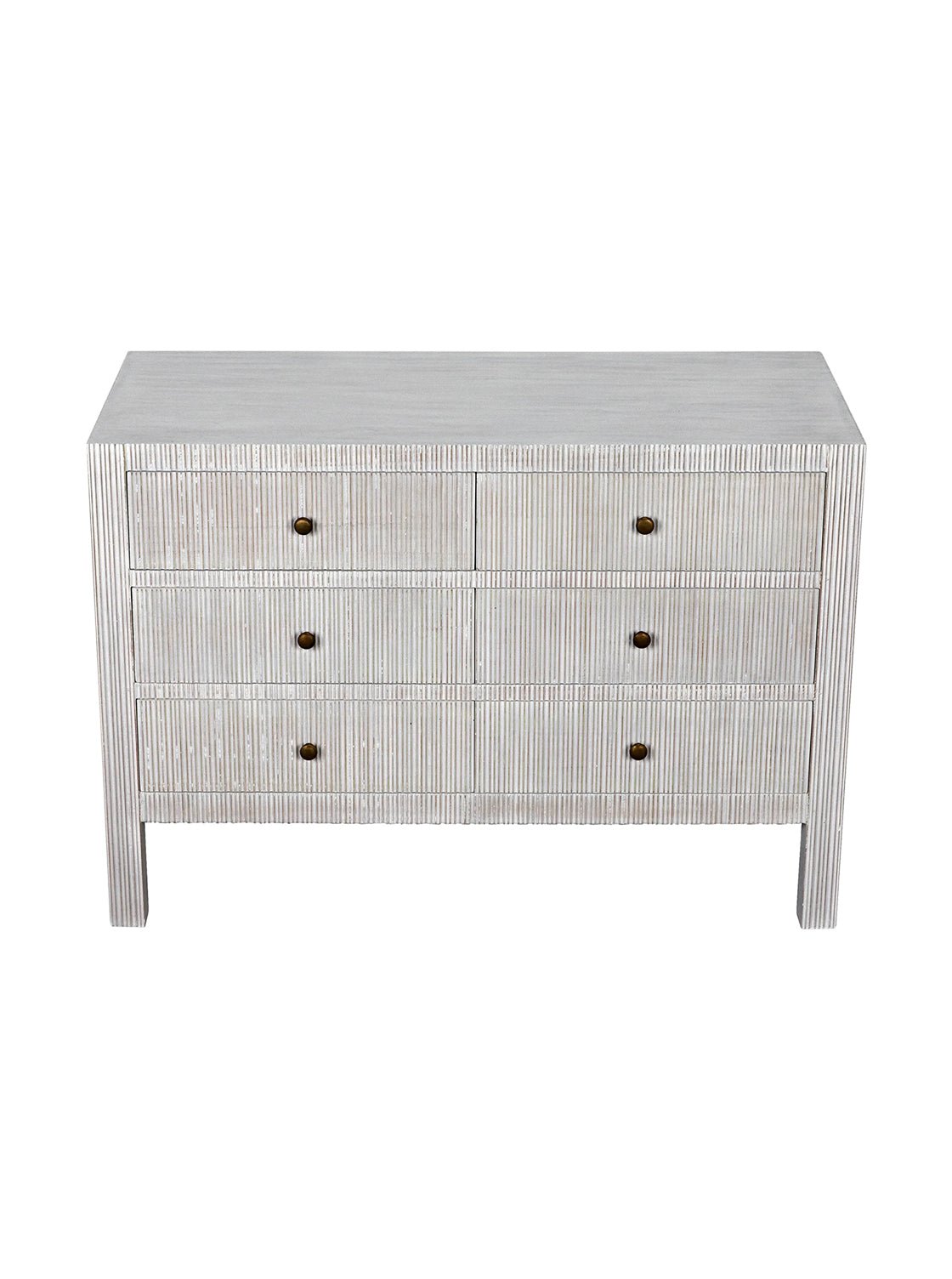 Charlie Six Drawer Dresser - Mahogany Wood