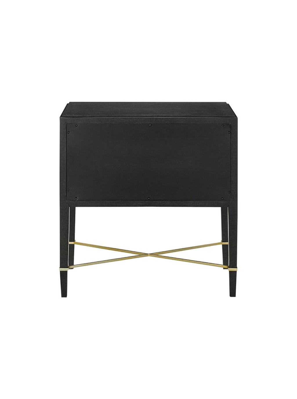 Chiara Nightstand - Wood, Metal Base