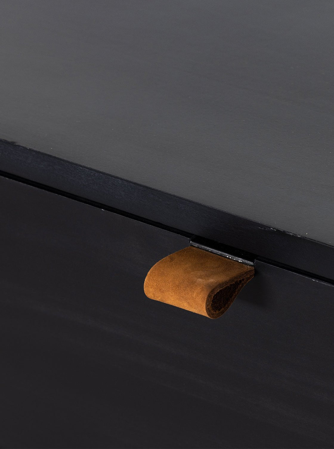 Cole 9-Drawer Dresser - Leather, Metal Base