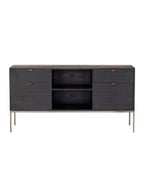 Cole Sideboard - Leather, Metal Base