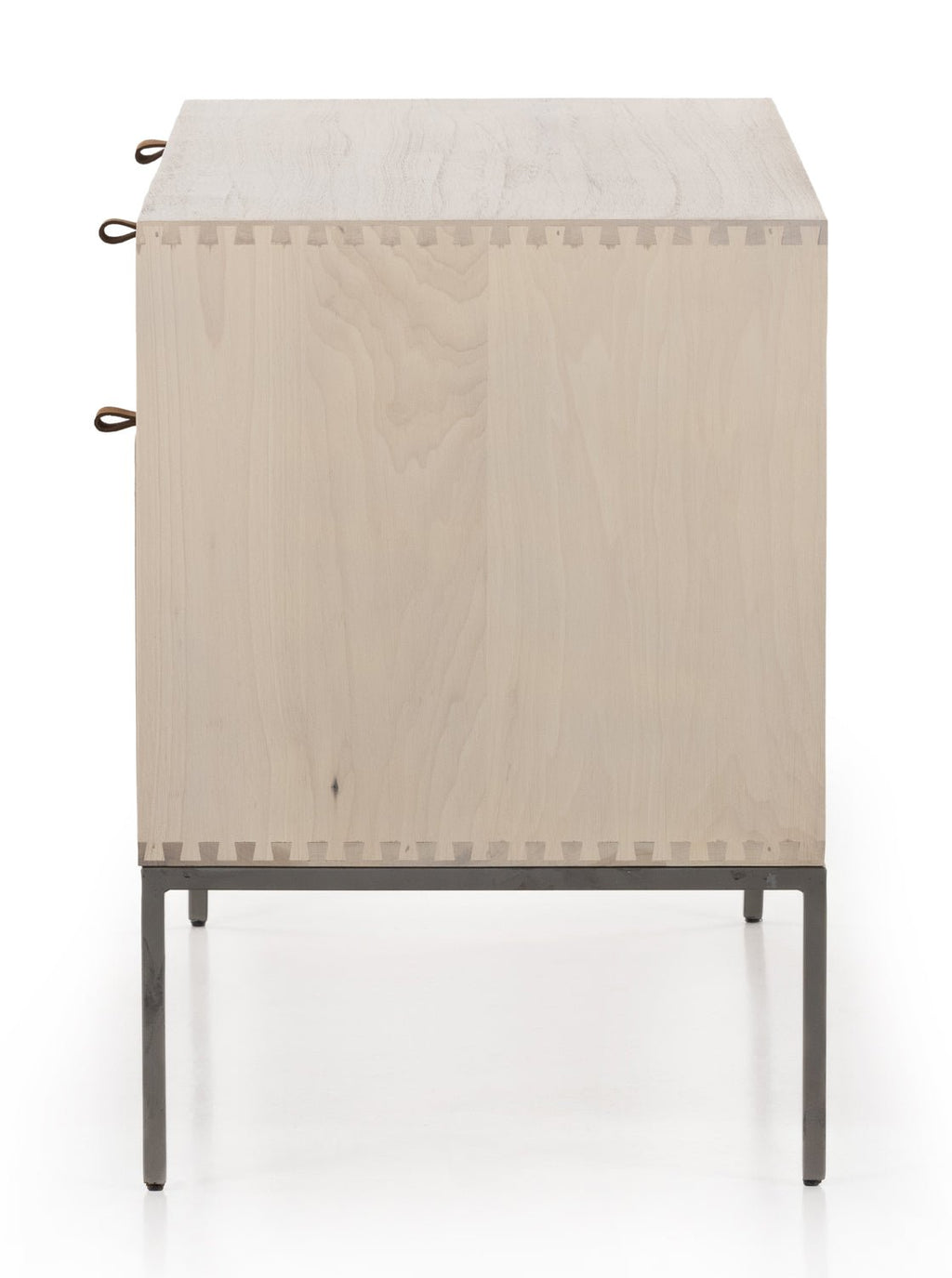 Cole Sideboard - Leather, Metal Base