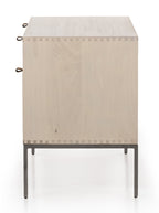 Cole Sideboard - Leather, Metal Base