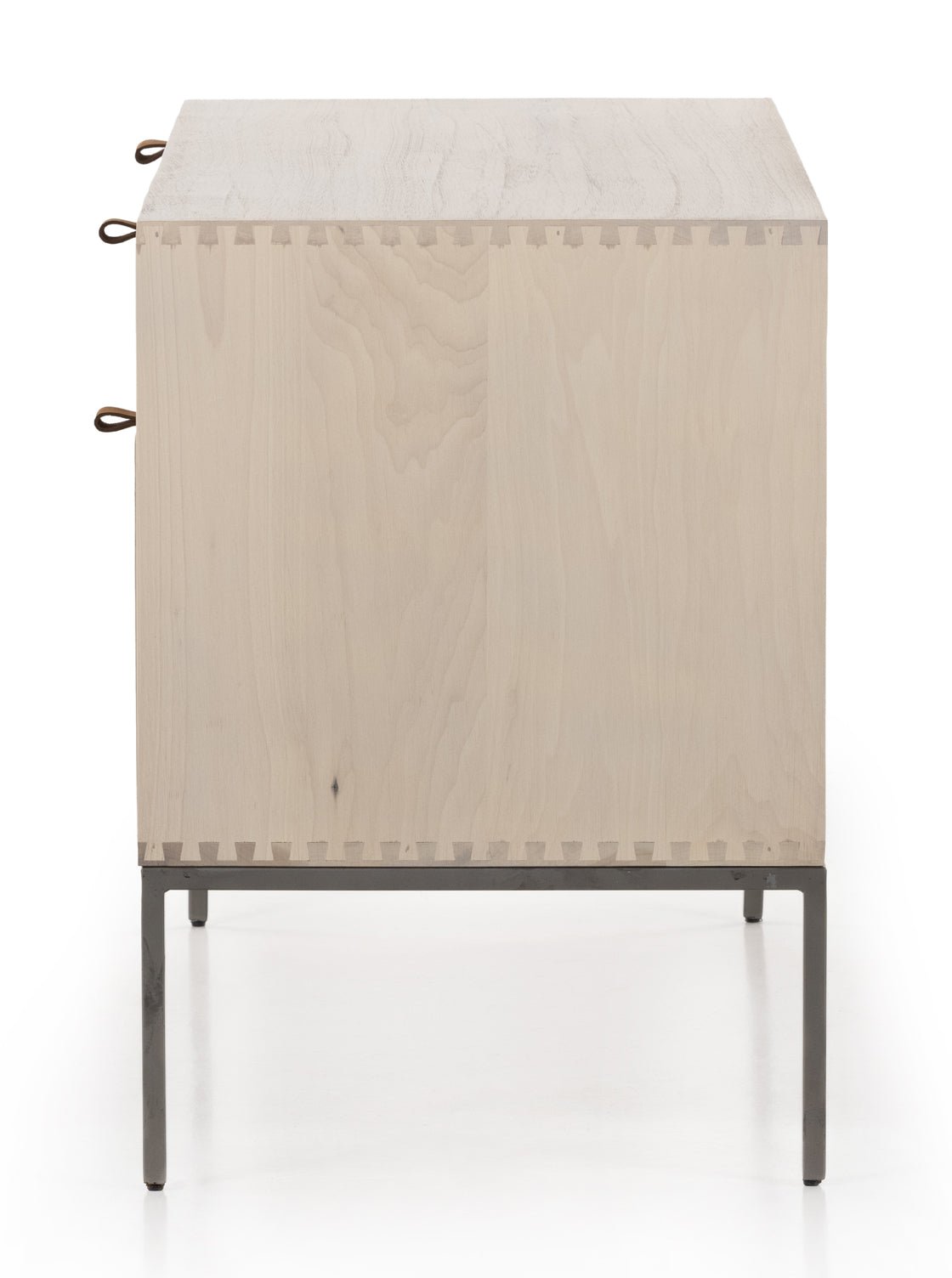 Cole Sideboard - Leather, Metal Base