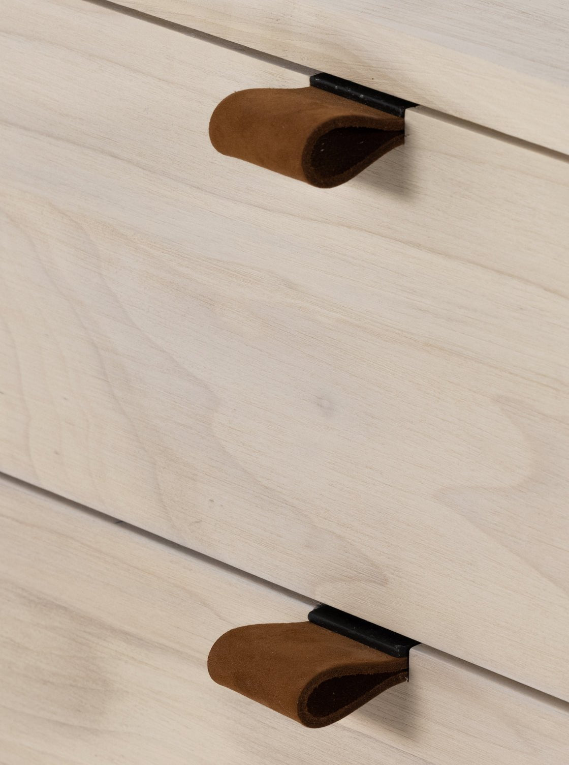 Cole Sideboard - Leather, Metal Base