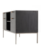Cole Sideboard - Leather, Metal Base
