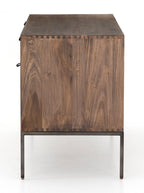Cole Sideboard - Leather, Metal Base
