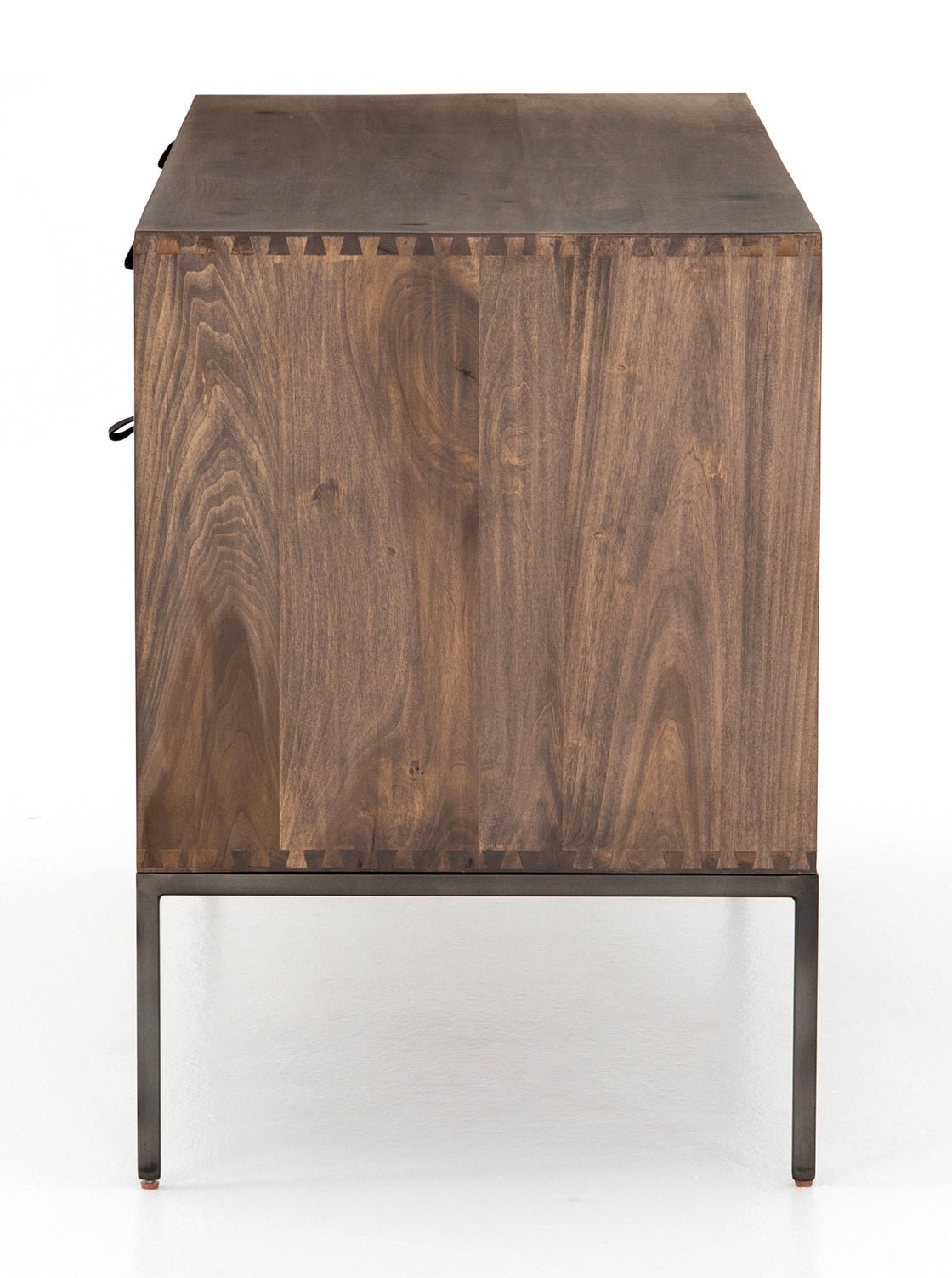 Cole Sideboard - Leather, Metal Base