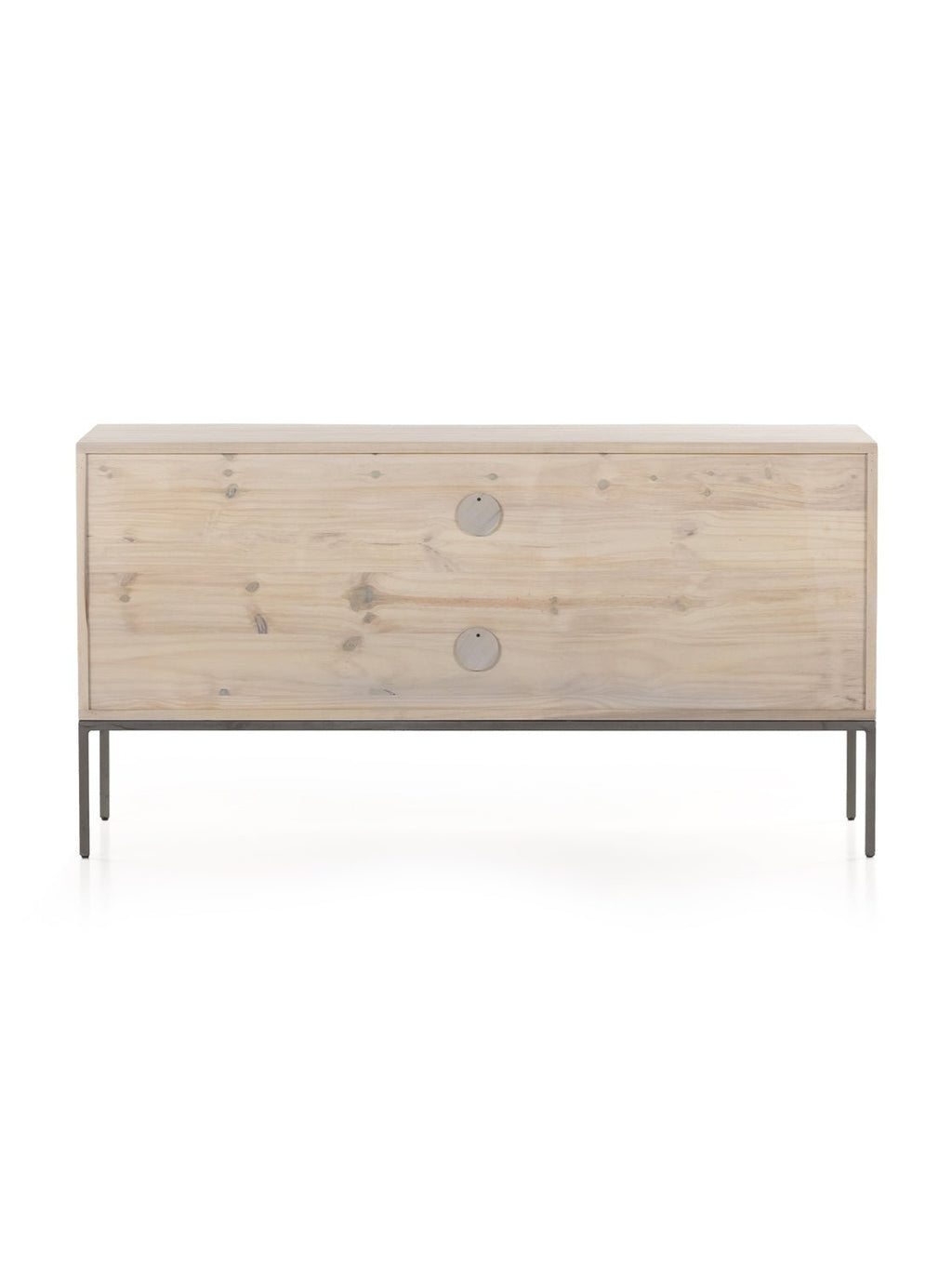 Cole Sideboard - Leather, Metal Base