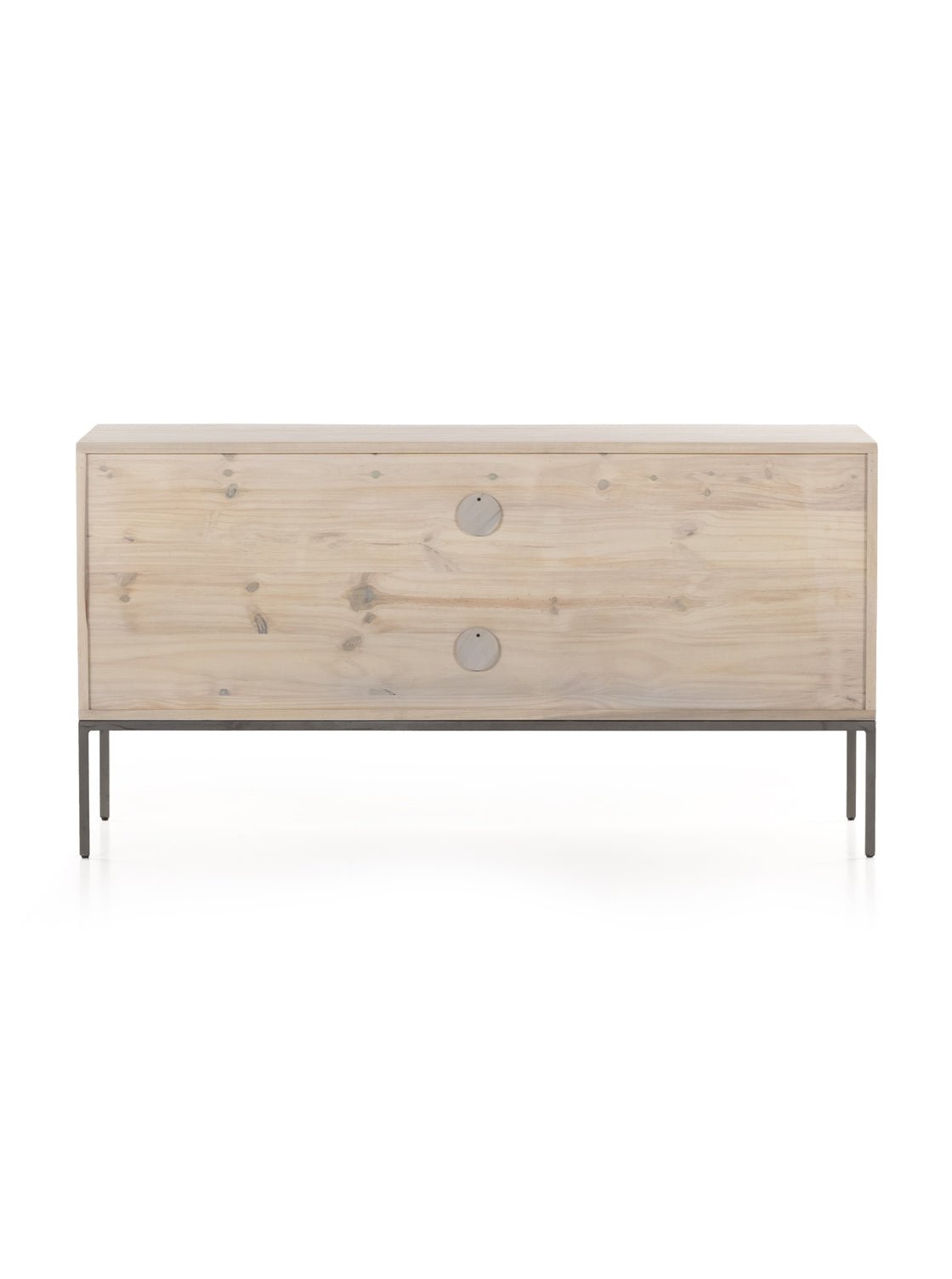 Cole Sideboard - Leather, Metal Base