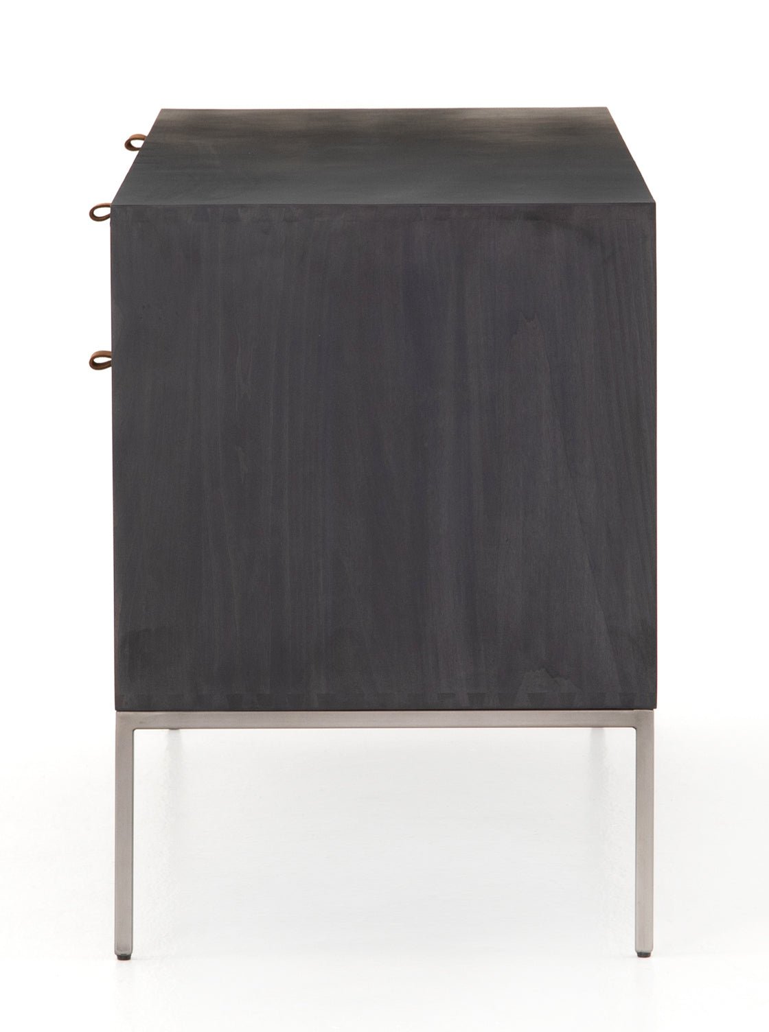 Cole Sideboard - Leather, Metal Base