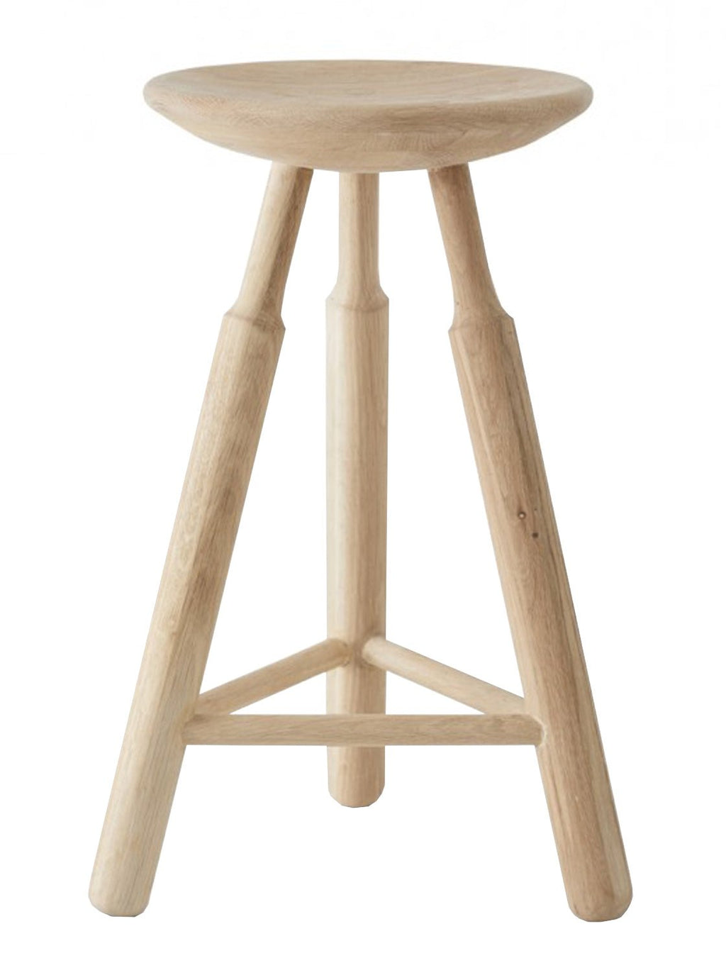 Colson Counter Stool - Oak Wood