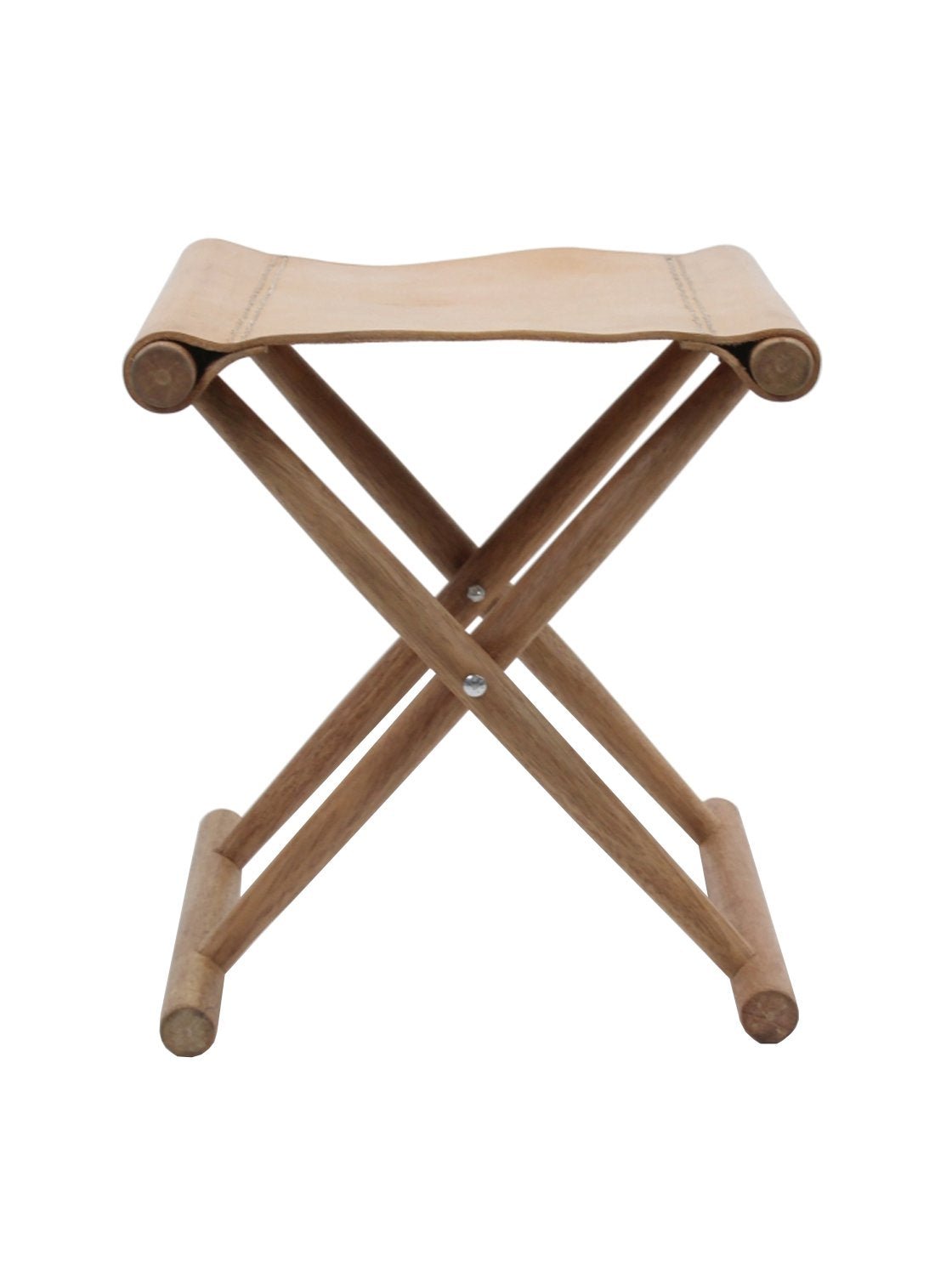 Cusco Stool - Leather, Wood