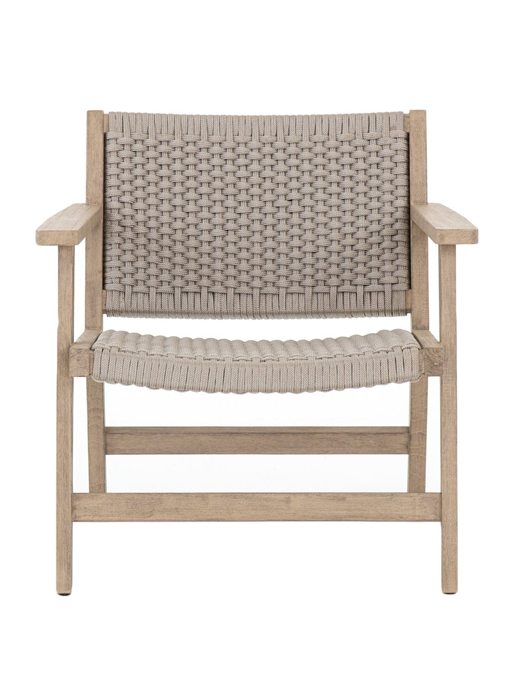 Dennis Outdoor Chair + Ottoman - Teak Wood