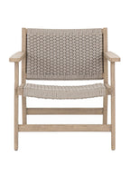 Dennis Outdoor Chair + Ottoman - Teak Wood