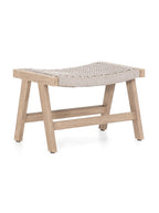 Dennis Outdoor Chair + Ottoman - Teak Wood