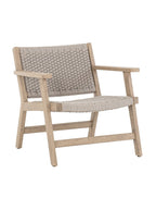 Dennis Outdoor Chair + Ottoman - Teak Wood