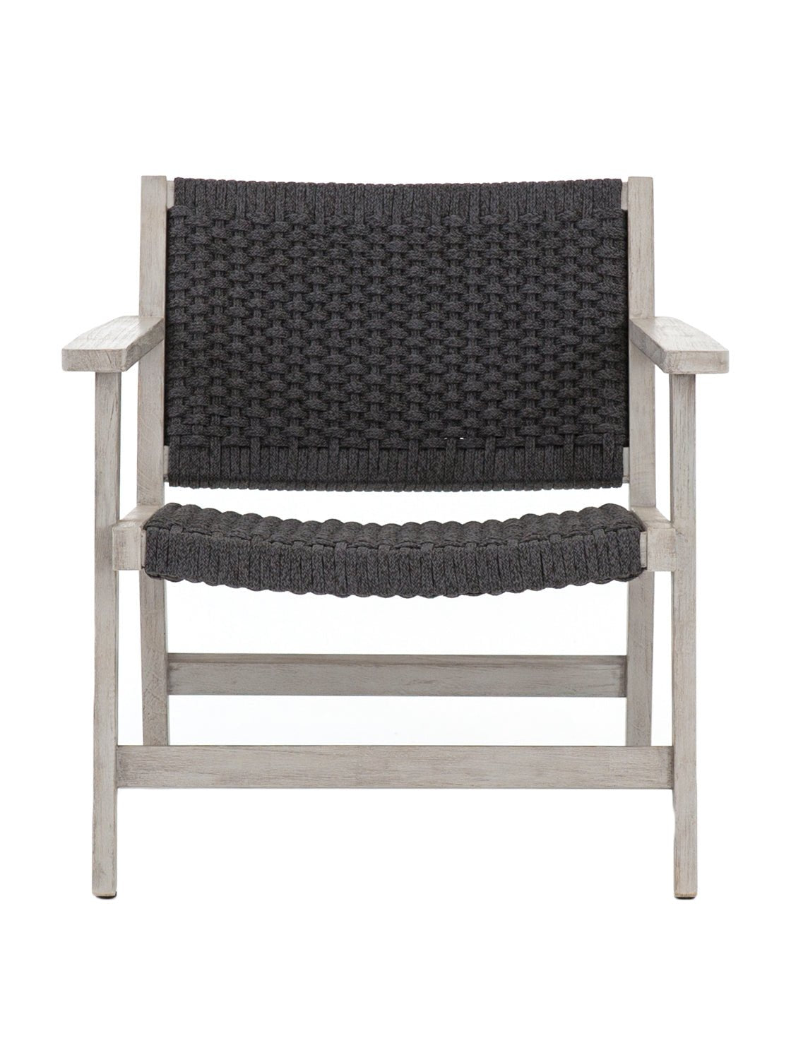 Dennis Outdoor Chair + Ottoman - Teak Wood
