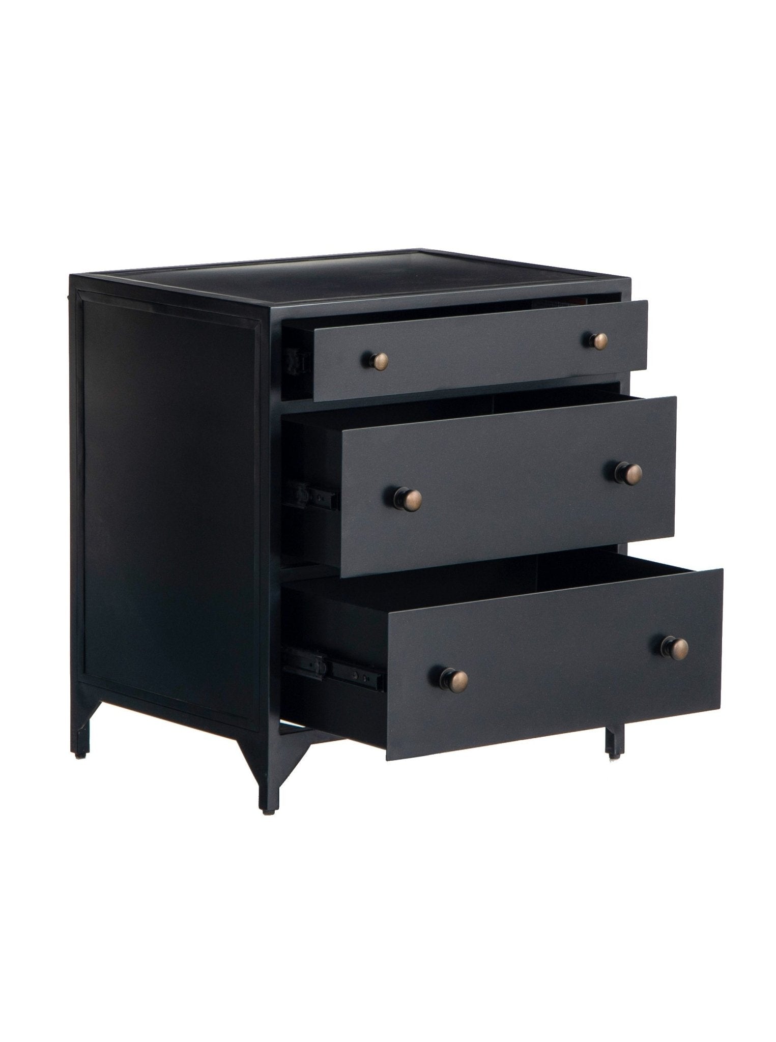 Eamon Nightstand - Metal Base