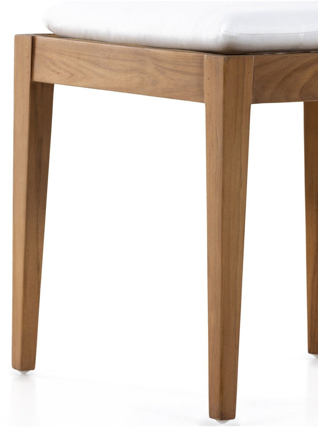 Eleanor Outdoor Dining Chair - Teak Wood, Cane Detail