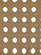 Eleanor Outdoor Dining Chair - Teak Wood, Cane Detail