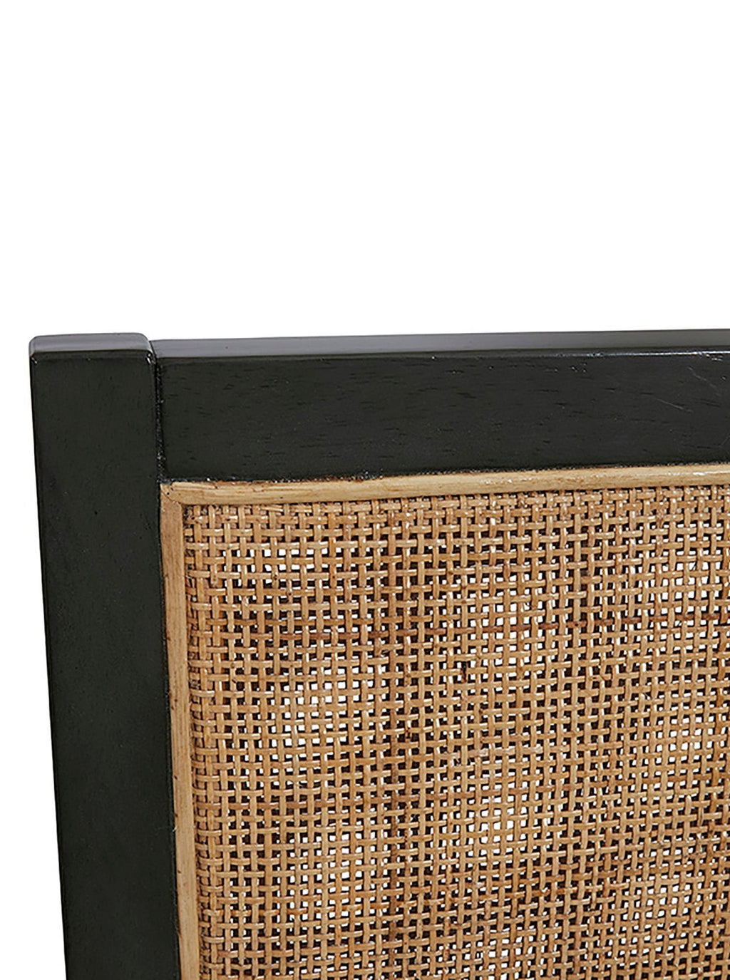 Elise Bar + Counter Stool - Upholstered, Cane Detail