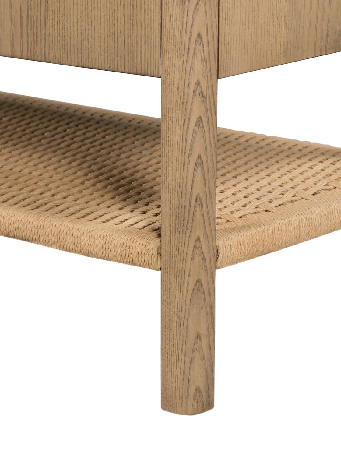 Elizabeth Sideboard - Ash Wood, Metal Base