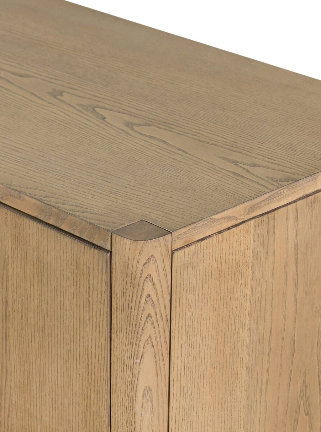 Elizabeth Sideboard - Ash Wood, Metal Base