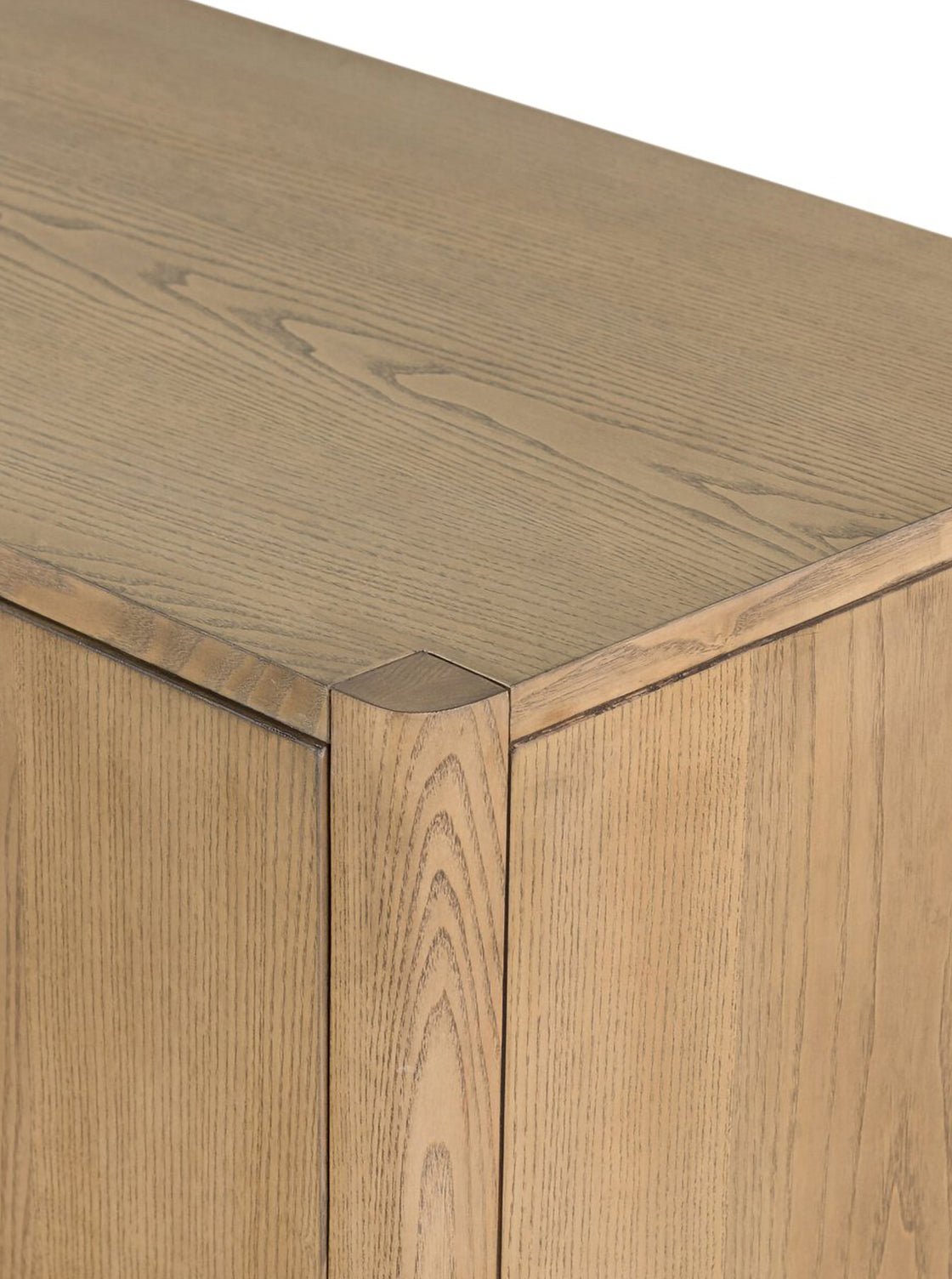 Elizabeth Sideboard - Ash Wood, Metal Base