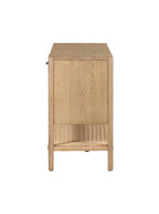 Elizabeth Sideboard - Ash Wood, Metal Base