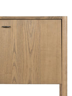 Elizabeth Sideboard - Ash Wood, Metal Base