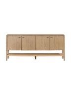 Elizabeth Sideboard - Ash Wood, Metal Base