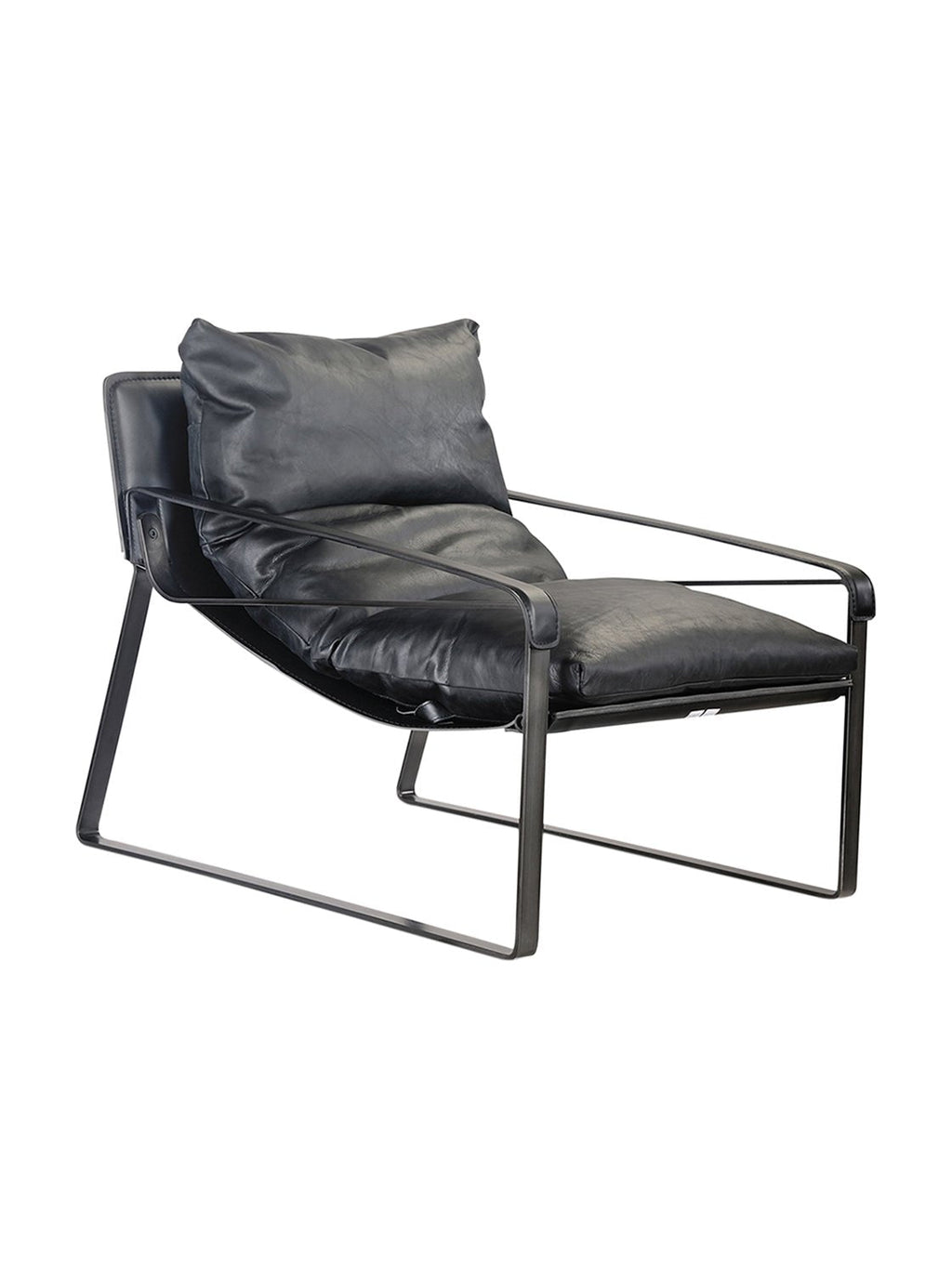 Elton Club Chair - Upholstered, Leather