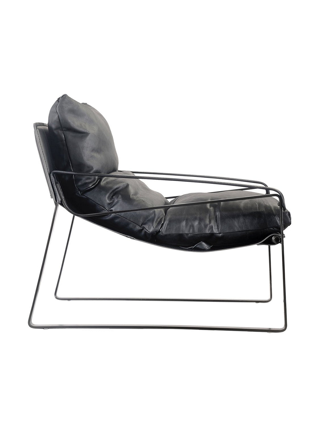Elton Club Chair - Upholstered, Leather