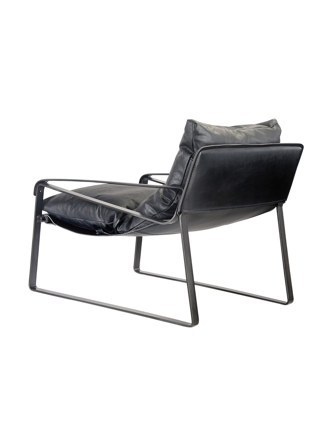 Elton Club Chair - Upholstered, Leather