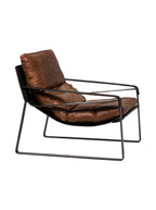 Elton Club Chair - Upholstered, Leather