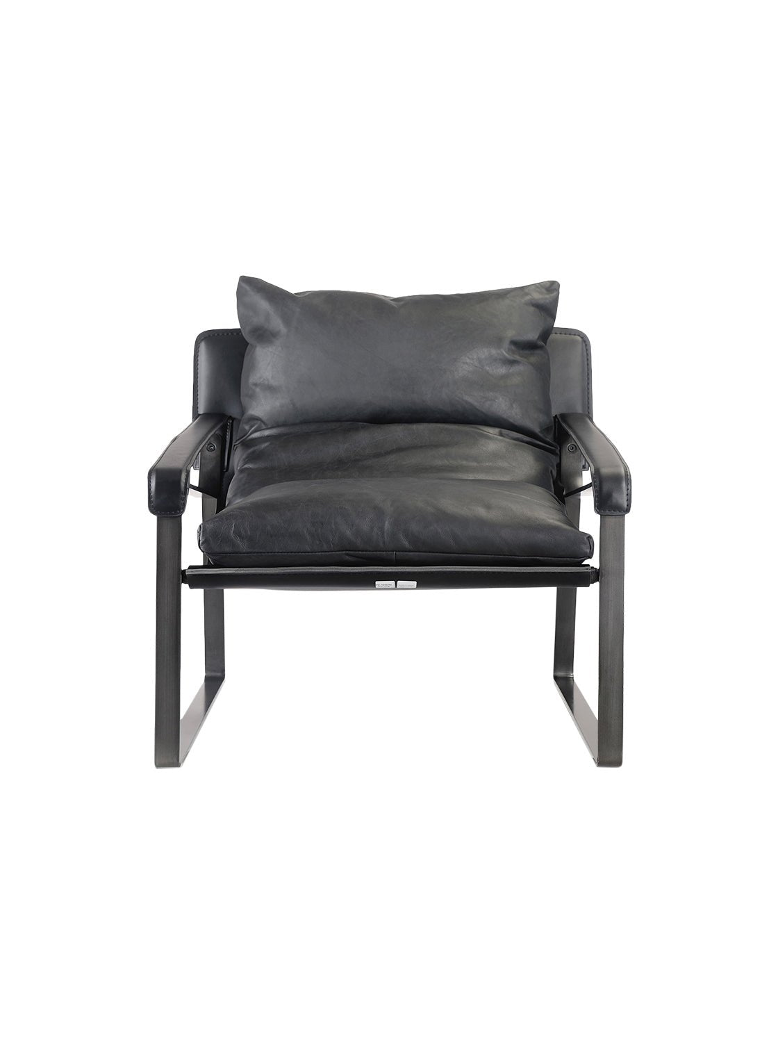 Elton Club Chair - Upholstered, Leather