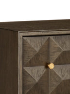 Gerard Dresser - Oak Wood, Metal Base