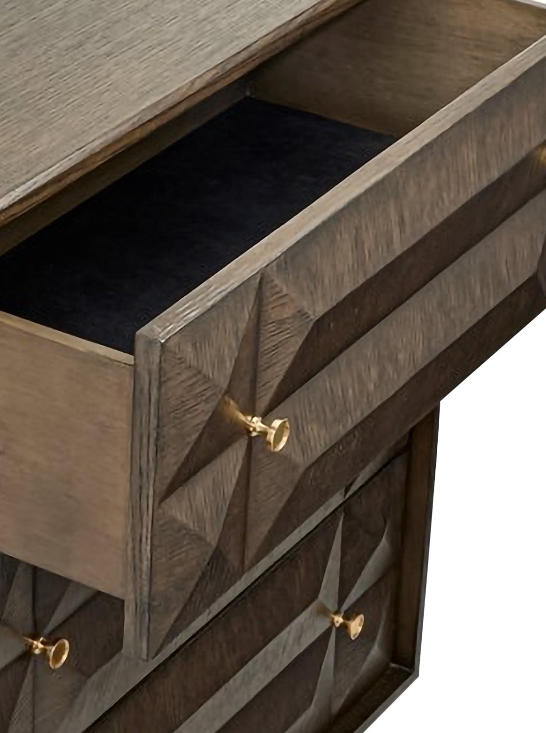 Gerard Dresser - Oak Wood, Metal Base