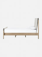 Grayson Bed - Upholstered, Oak Wood
