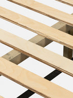 Grayson Bed - Upholstered, Oak Wood