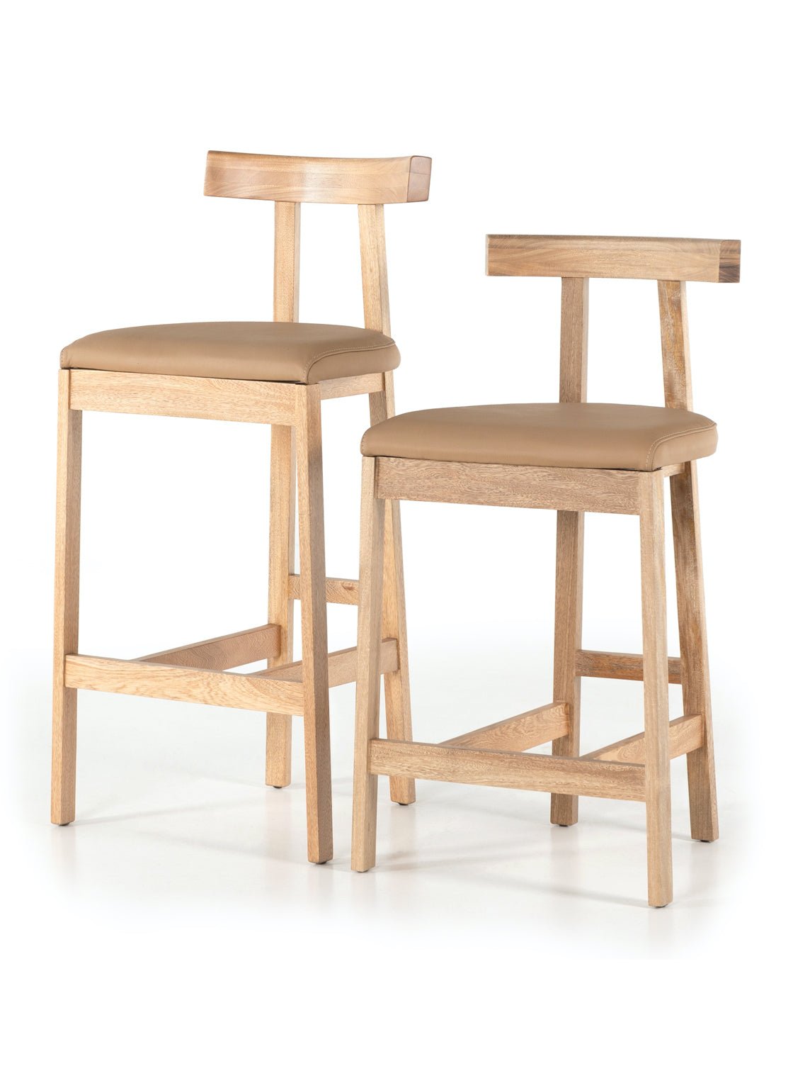 Hanna Bar + Counter Stool - Leather